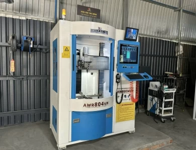 Vì sao RimTech Việt Nam chọn máy tiện mâm CNC Crystal AWR804VP?