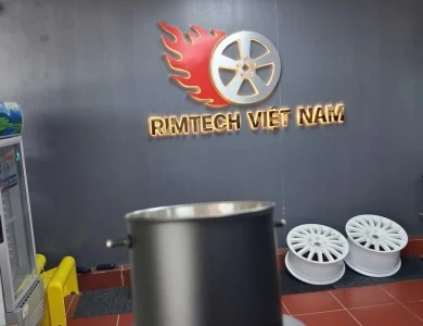 Sơn tĩnh điện 100 phin cafe màu đen mờ cao cấp