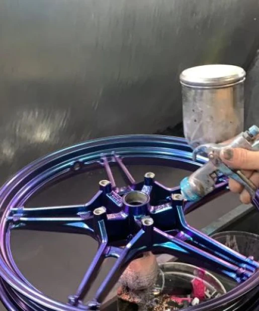 Hướng Dẫn Sơn Tĩnh Điện Mâm Xe Từng Bước Chi Tiết Nhất