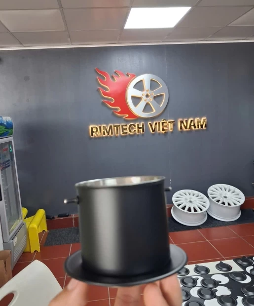 Sơn tĩnh điện 100 phin cafe màu đen mờ cao cấp