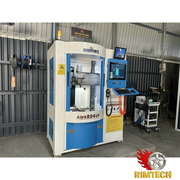 Vì sao RimTech Việt Nam chọn máy tiện mâm CNC Crystal AWR804VP?
